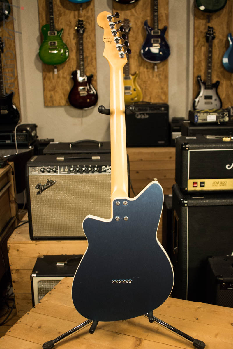 2005 USA Reverend Wolfman Advanced Anodized Aluminum Blue Bass Contour