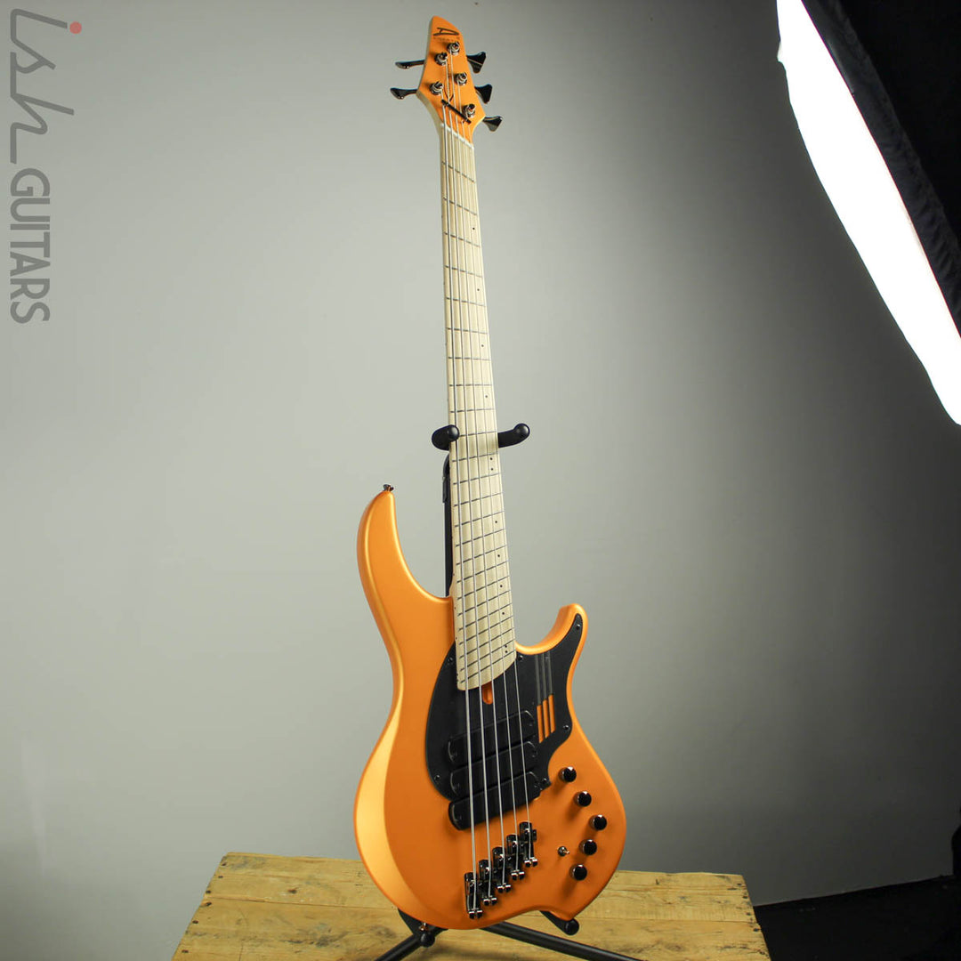 Dingwall NG3 5-String Lamborghini Matte Pearl Orange Swirl B-Stock