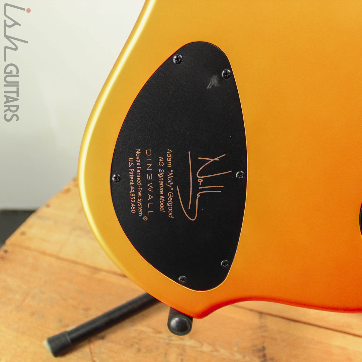 Dingwall NG3 5-String Lamborghini Matte Pearl Orange Swirl B-Stock