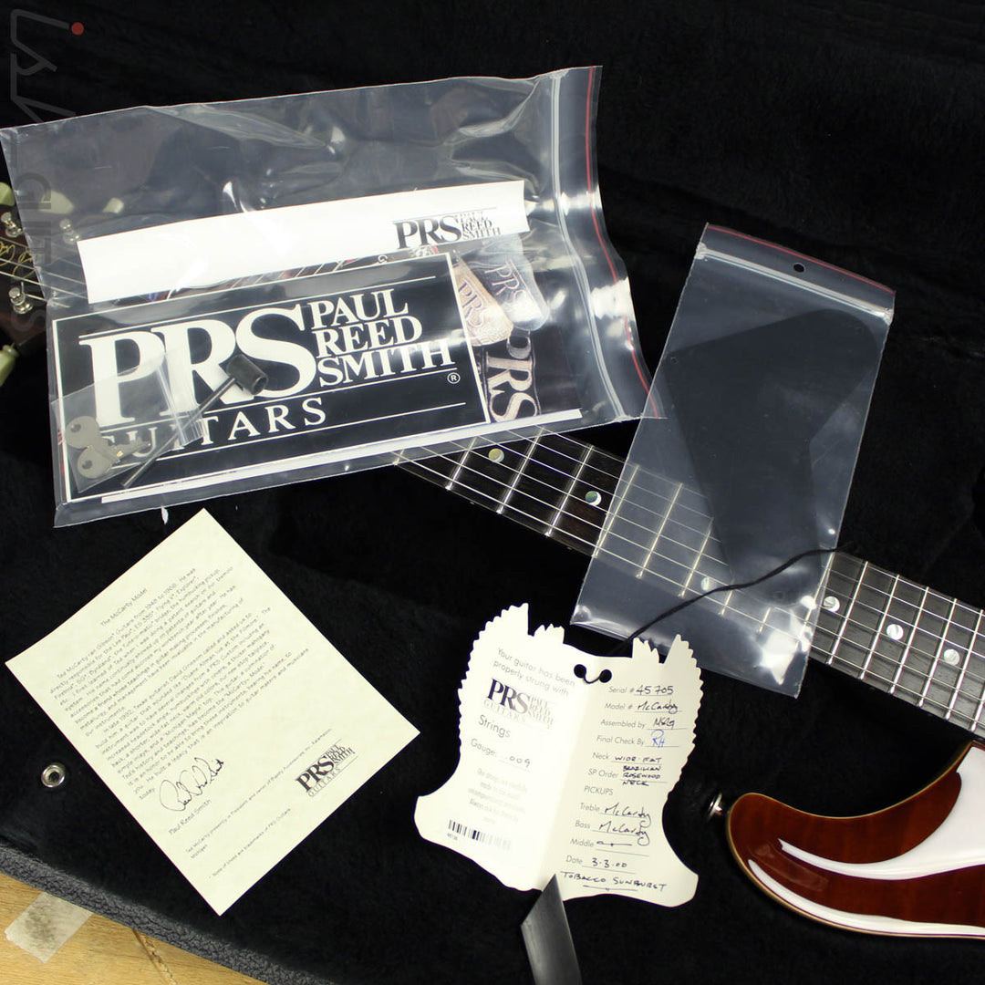 2000 PRS McCarty Brazilian Rosewood Neck 179/250 Special Edition McCarty Sunburst