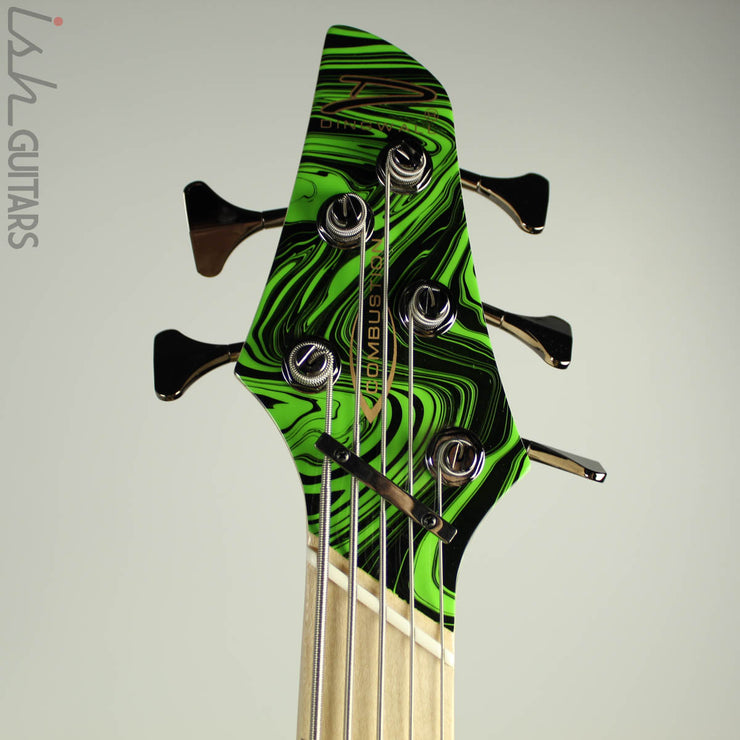 Dingwall NG2 5-String Ferrari Green Swirl Maple Fretboard B-Stock