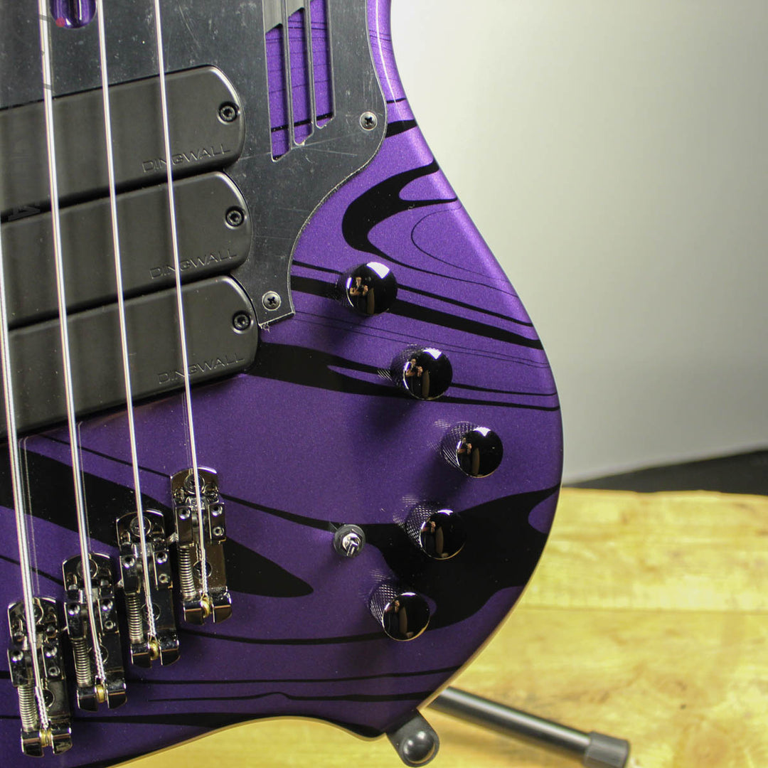 Dingwall NG-3 4-String Purple Metallic Swirl B-STOCK