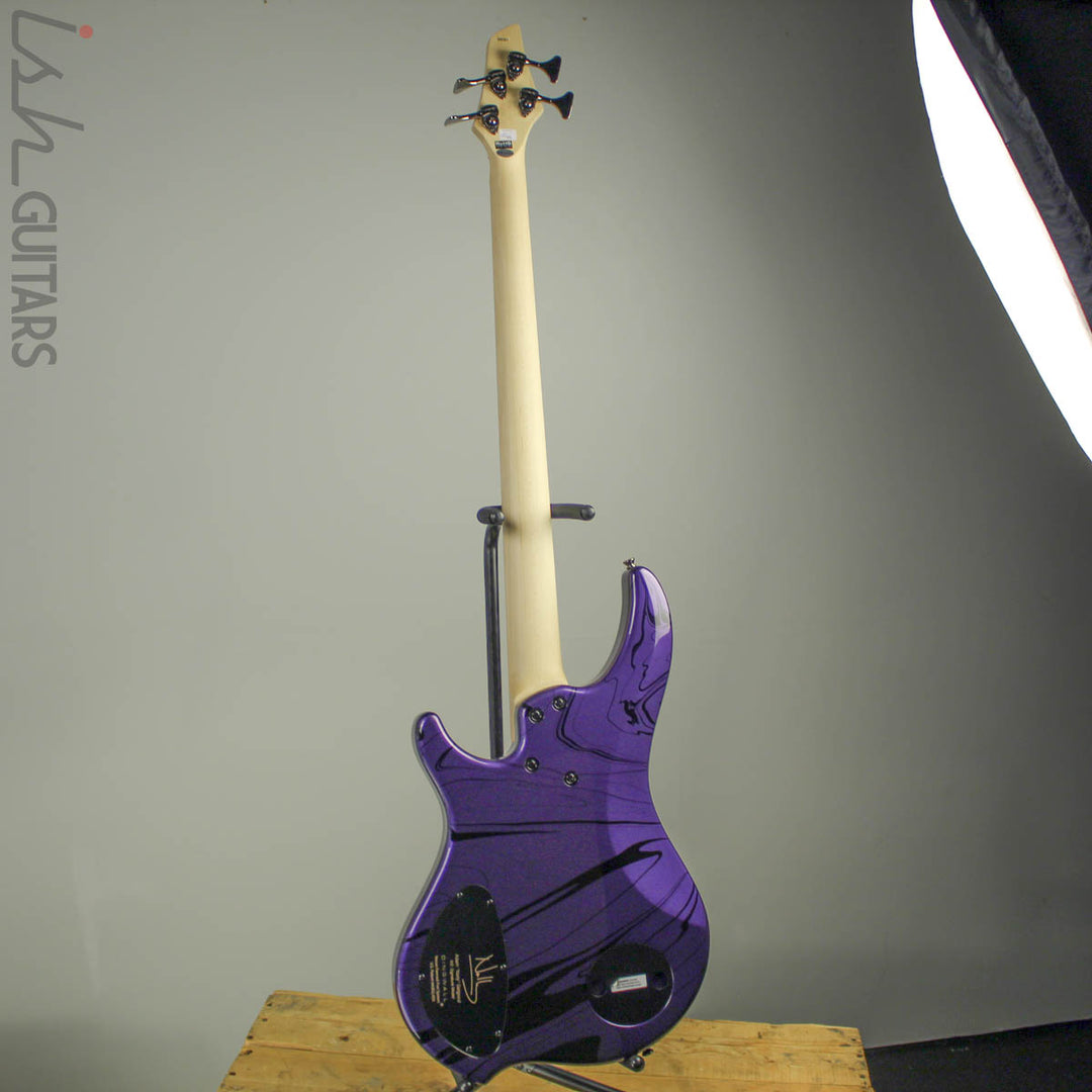 Dingwall NG-3 4-String Purple Metallic Swirl B-STOCK