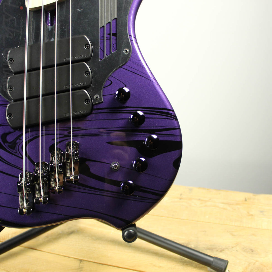2019 Dingwall NG3 4 String Bass Purple Swirl