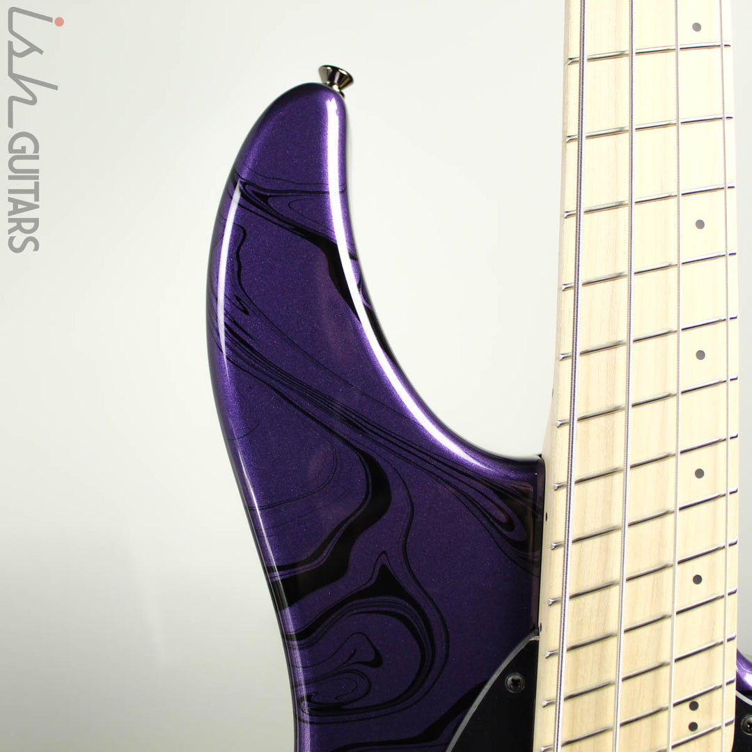 2019 Dingwall NG3 4 String Bass Purple Swirl