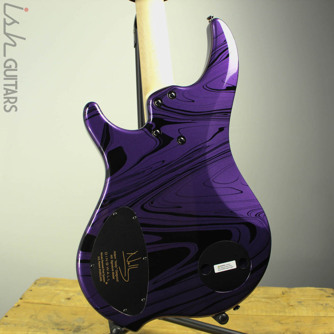 2019 Dingwall NG3 4 String Bass Purple Swirl