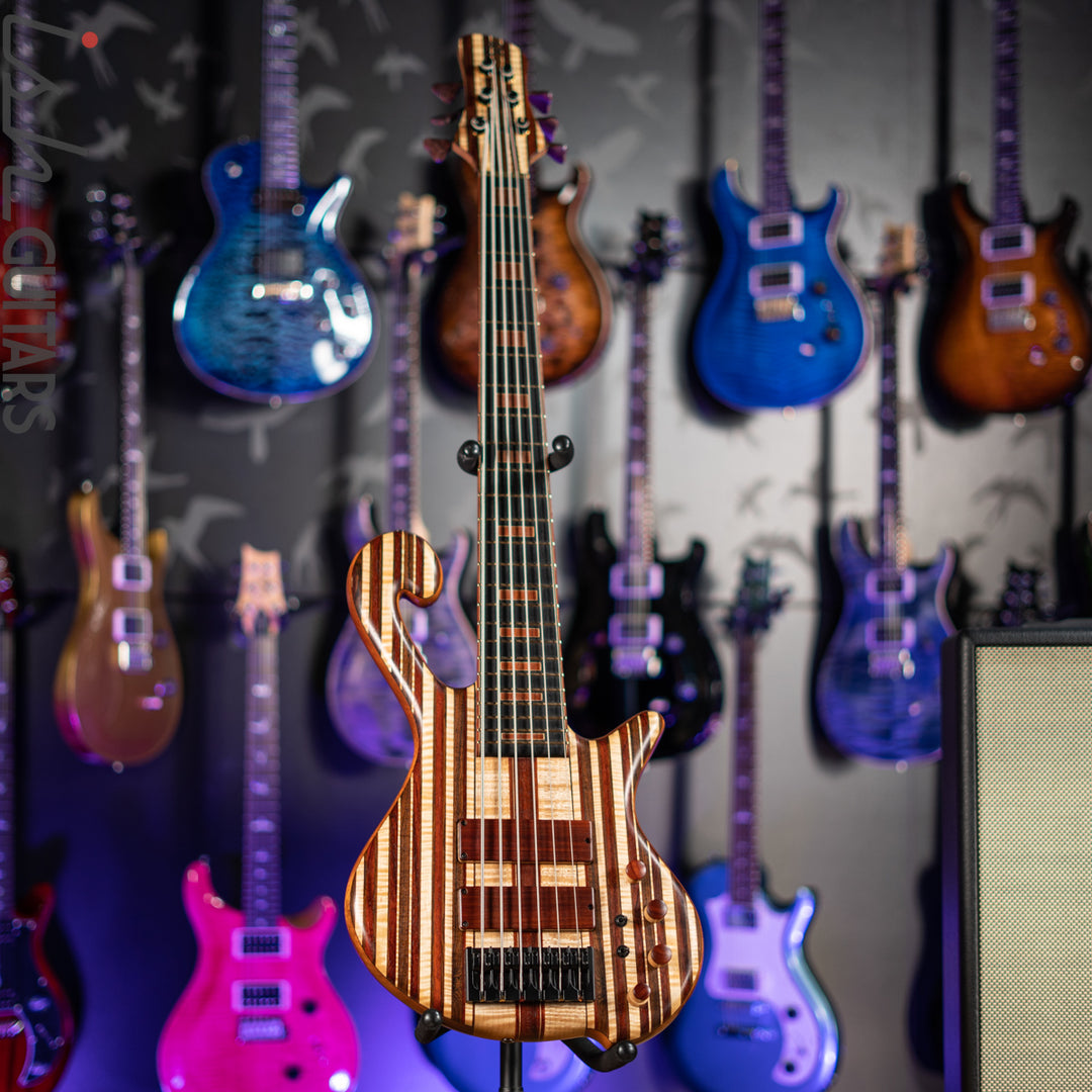 Shawn May Custom Rainbow 6-String Short Scale Bass