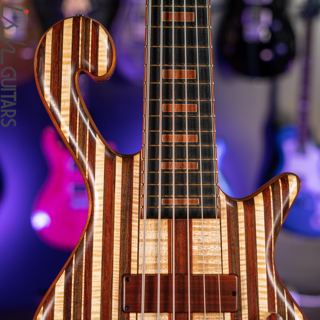 Shawn May Custom Rainbow 6-String Short Scale Bass