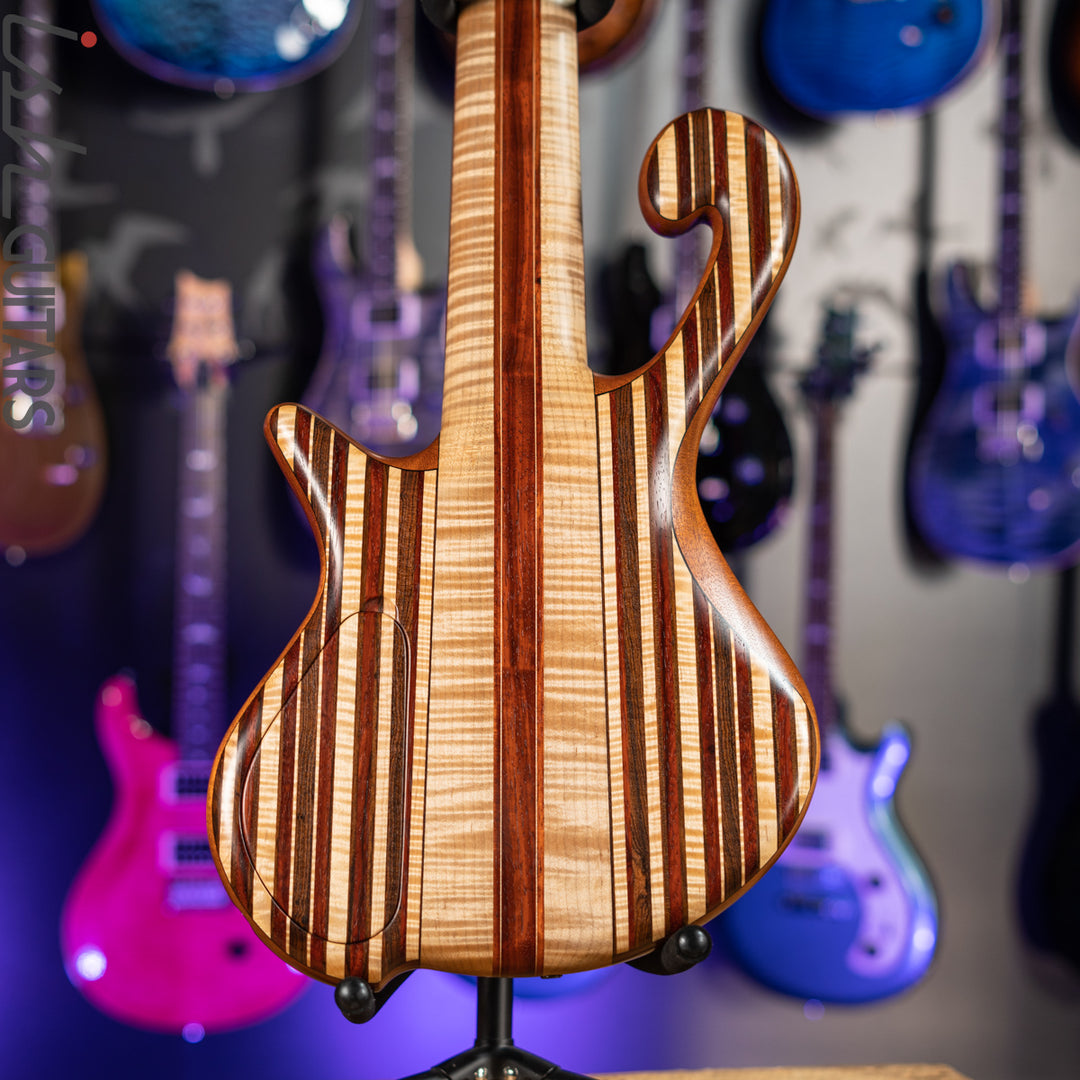 Shawn May Custom Rainbow 6-String Short Scale Bass