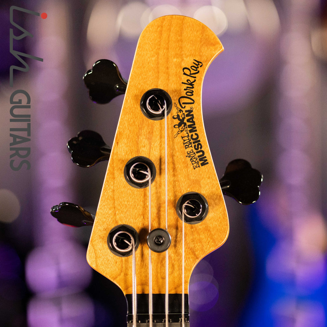 Ernie Ball Music Man DarkRay 4-String Bass Obsidian Black