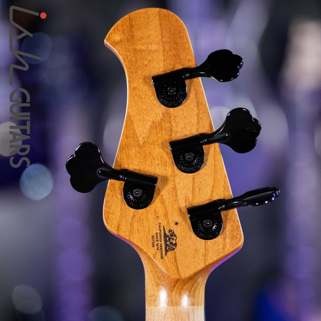Ernie Ball Music Man DarkRay 4-String Bass Obsidian Black