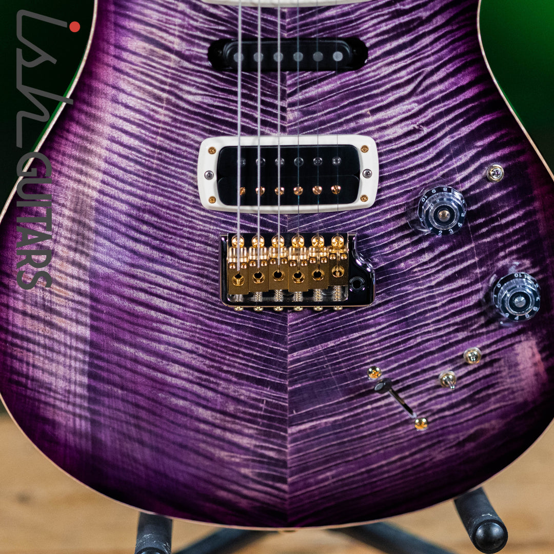 PRS Wood Library Modern Eagle V 10 Top Faded Purple Burst