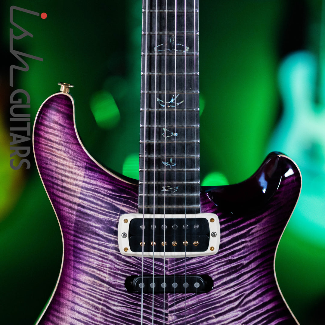 PRS Wood Library Modern Eagle V 10 Top Faded Purple Burst
