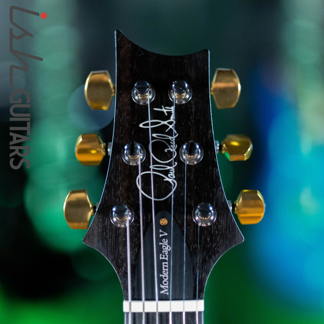PRS Wood Library Modern Eagle V 10 Top Faded Purple Burst