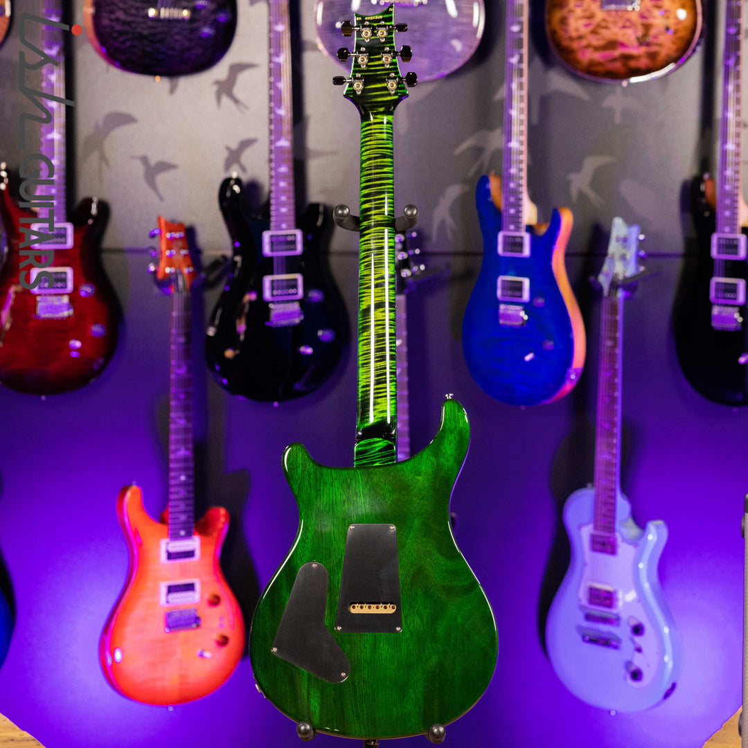 PRS Wood Library Custom 24 Jade w/ Green Burst 10 Top Quilt
