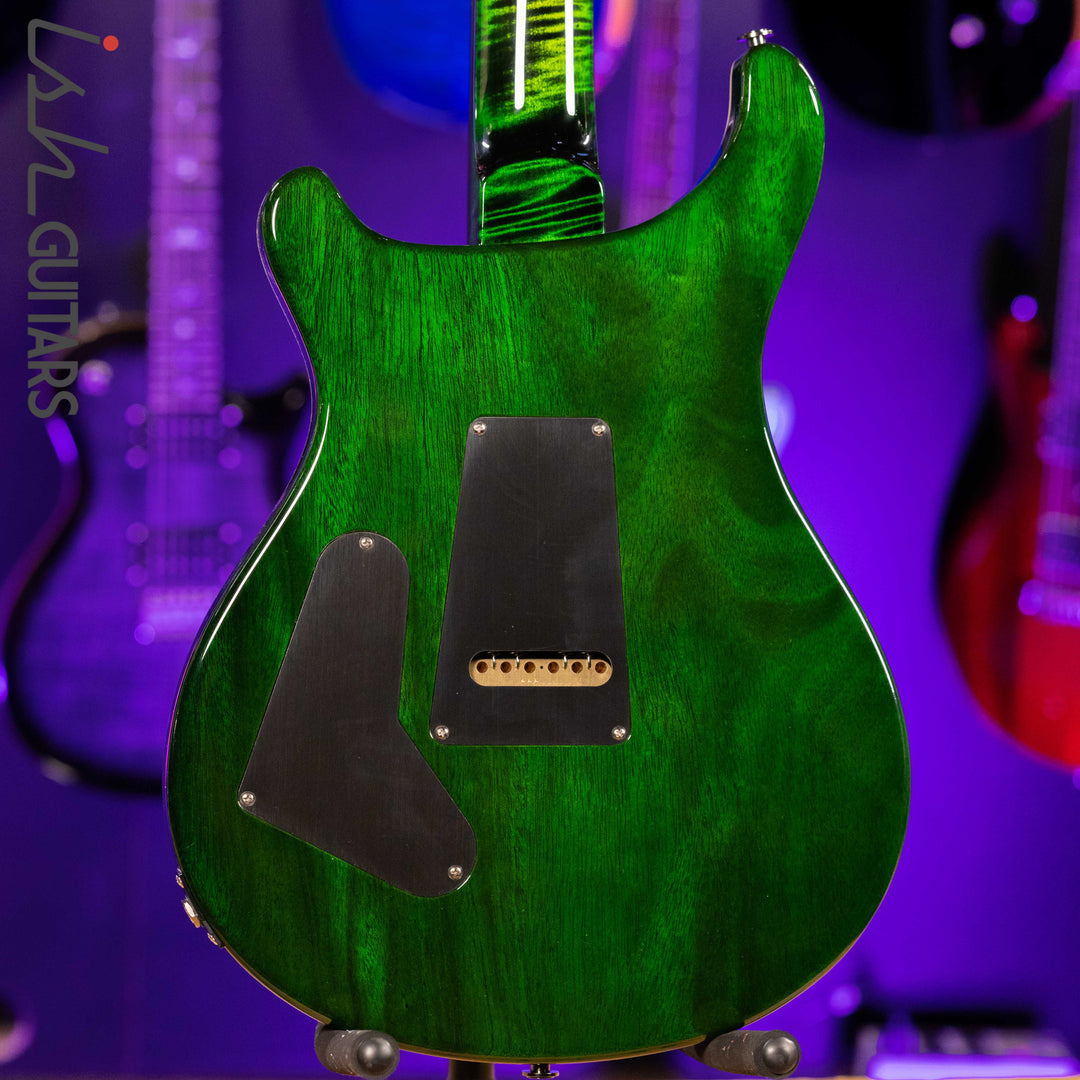 PRS Wood Library Custom 24 Jade w/ Green Burst 10 Top Quilt