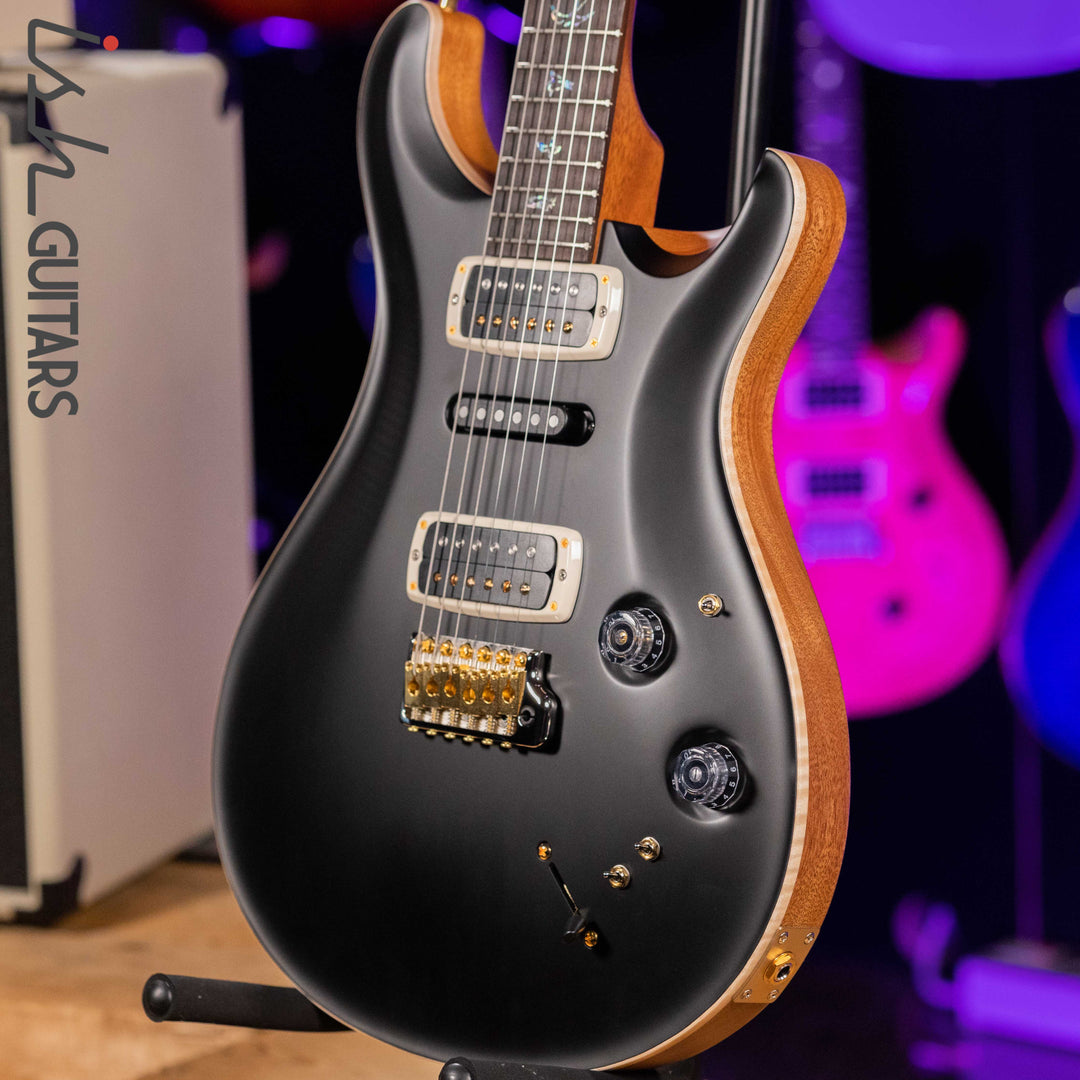 PRS Wood Library Modern Eagle V Satin Opaque Black Brazilian Rosewood