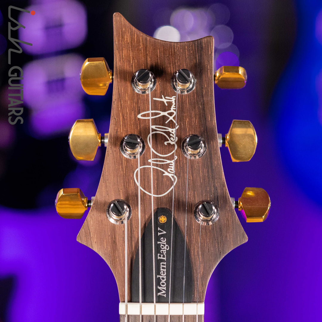 PRS Wood Library Modern Eagle V Satin Opaque Black Brazilian Rosewood