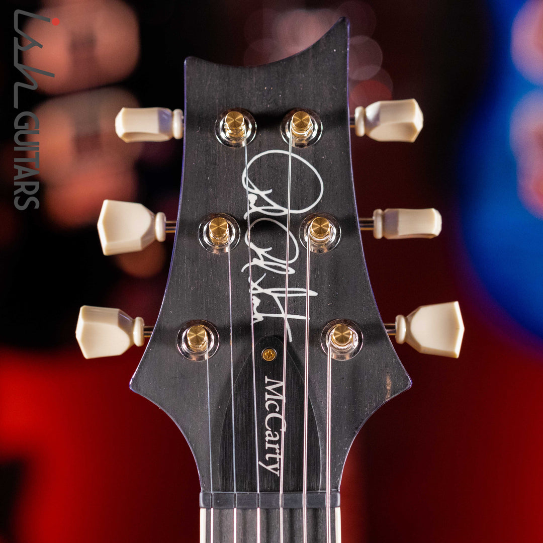 PRS McCarty Lefty Wood Library Violet Blue Burst Artist Flame Maple