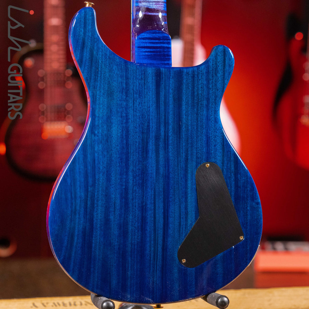 PRS McCarty Lefty Wood Library Violet Blue Burst Artist Flame Maple