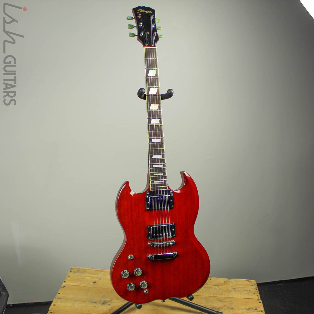 Stagg G-300 LH Cherry Red
