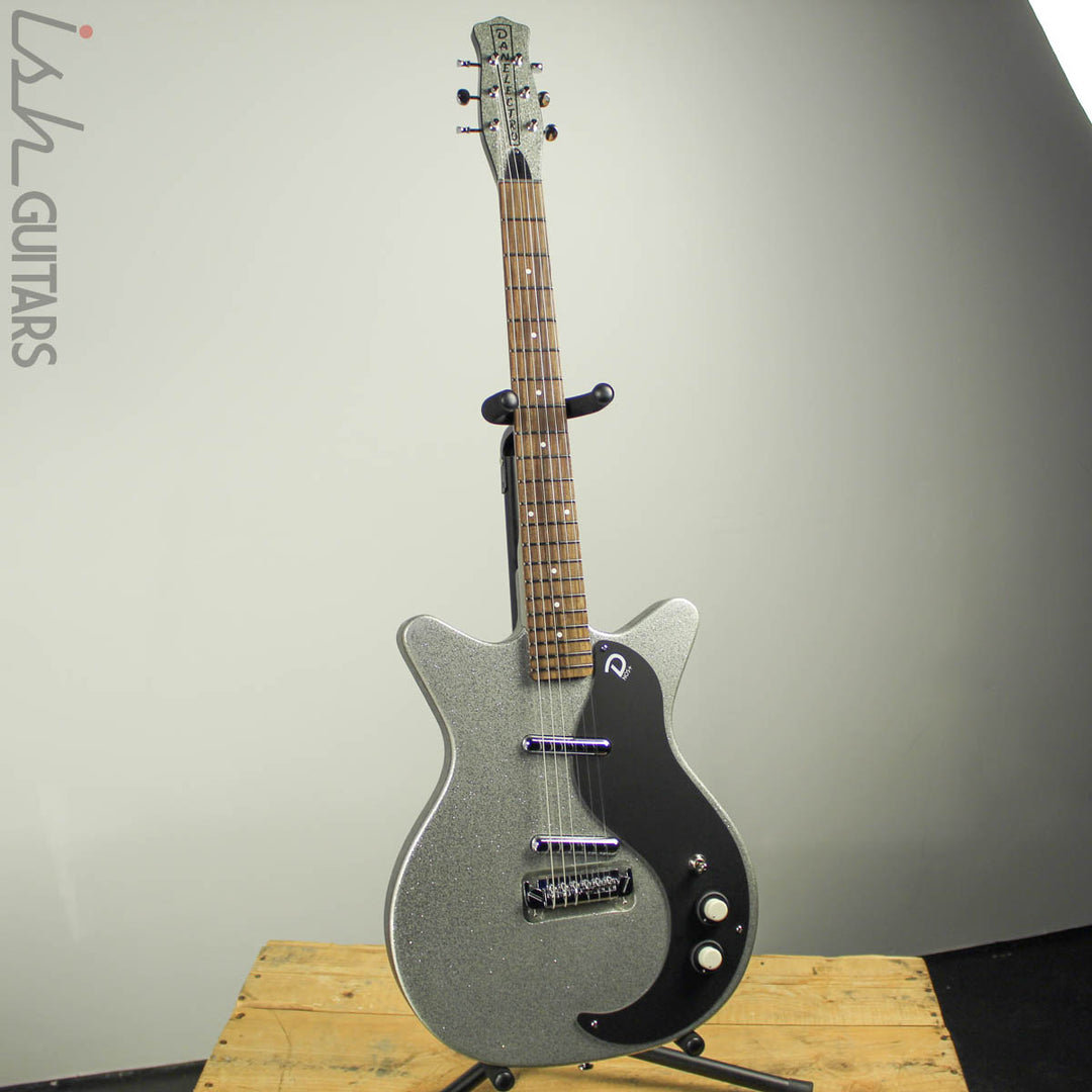 Danelectro 59M NOS+ 60th Anniversary Edition Silver Metalflake