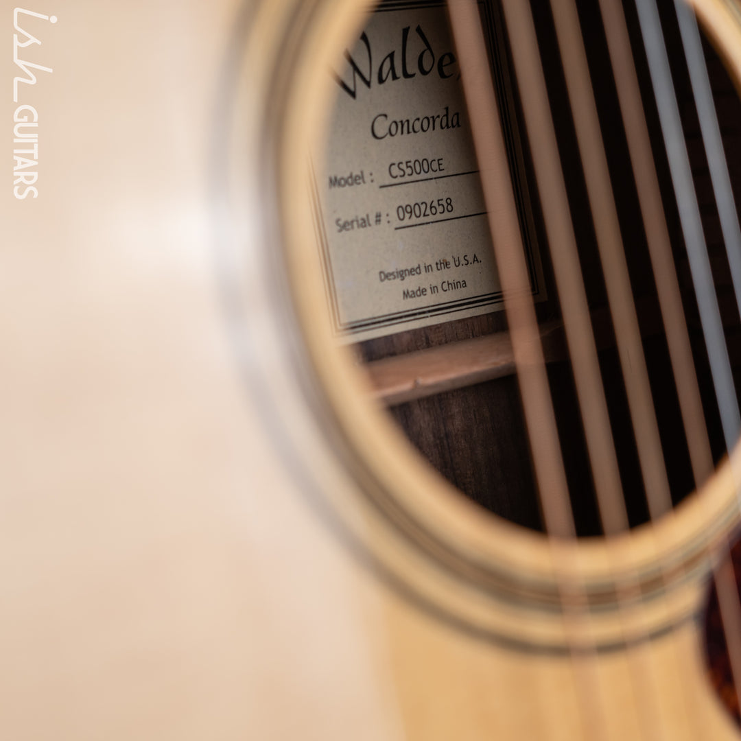 Walden Concorda CS500CE Acoustic-Electric Guitar Natural