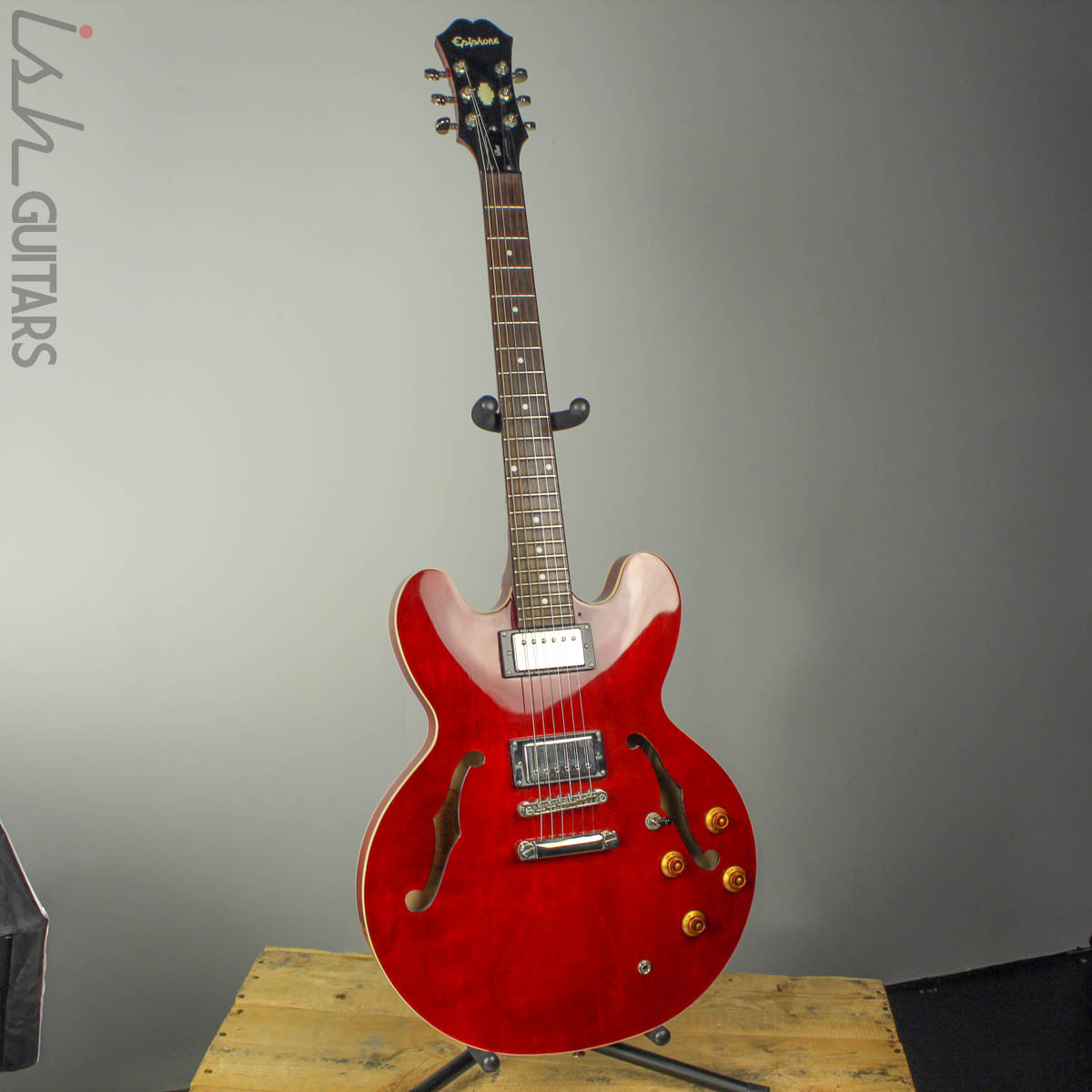 2009 Epiphone Dot ES-335 Semi Hollow Cherry Red – Ish Guitars