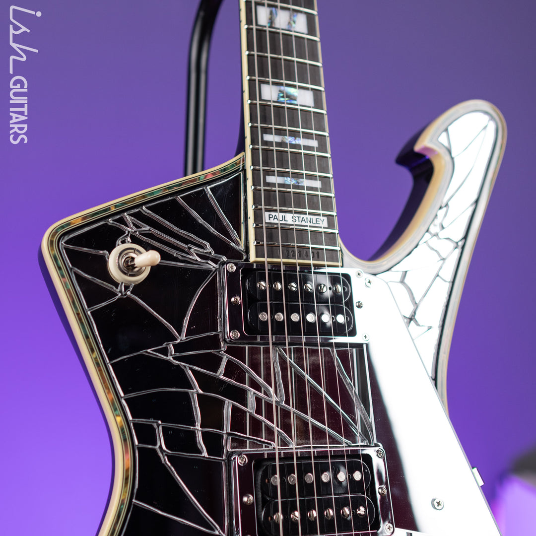 Ibanez Custom Shop PS1CM Paul Stanley Cracked Mirror Electric Guitar