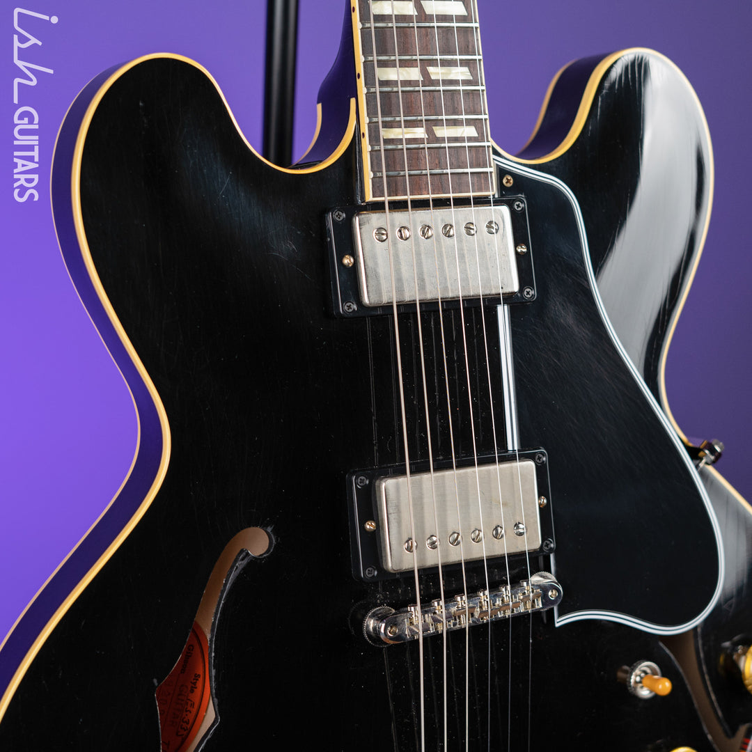 2022 Gibson Custom Shop ES-335 Murphy Lab Aged Relic Black