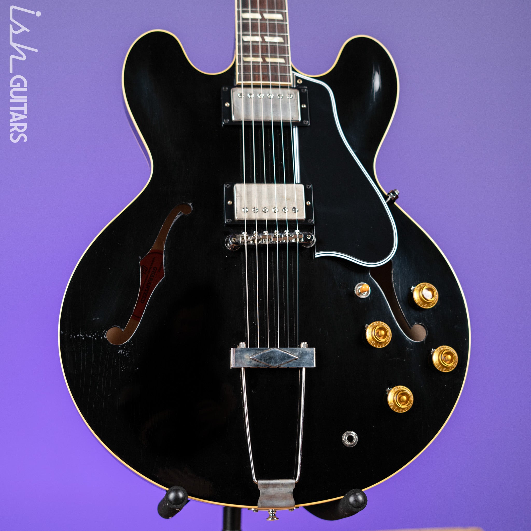 2022 Gibson Custom Shop ES-335 Murphy Lab Aged Relic Black – Ish