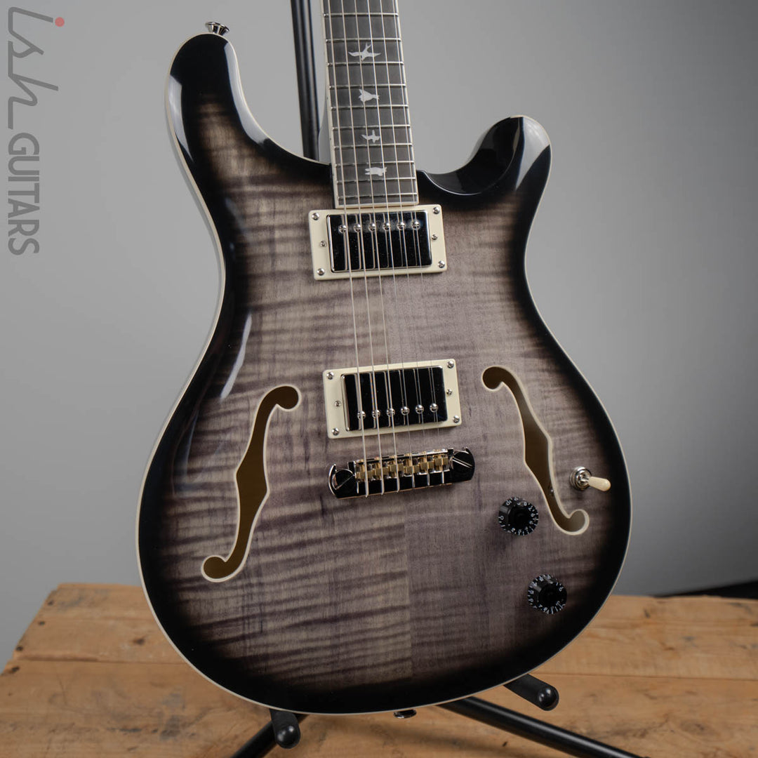 2020 Paul Reed Smith PRS SE Hollowbody II Flame Top Charcoal Burst