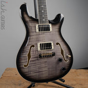 2020 Paul Reed Smith PRS SE Hollowbody II Flame Top Charcoal Burst