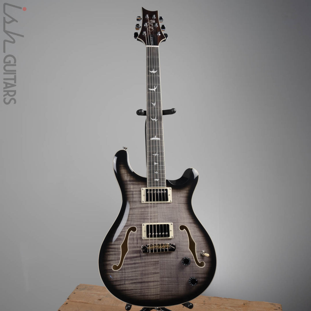 2020 Paul Reed Smith PRS SE Hollowbody II Flame Top Charcoal Burst