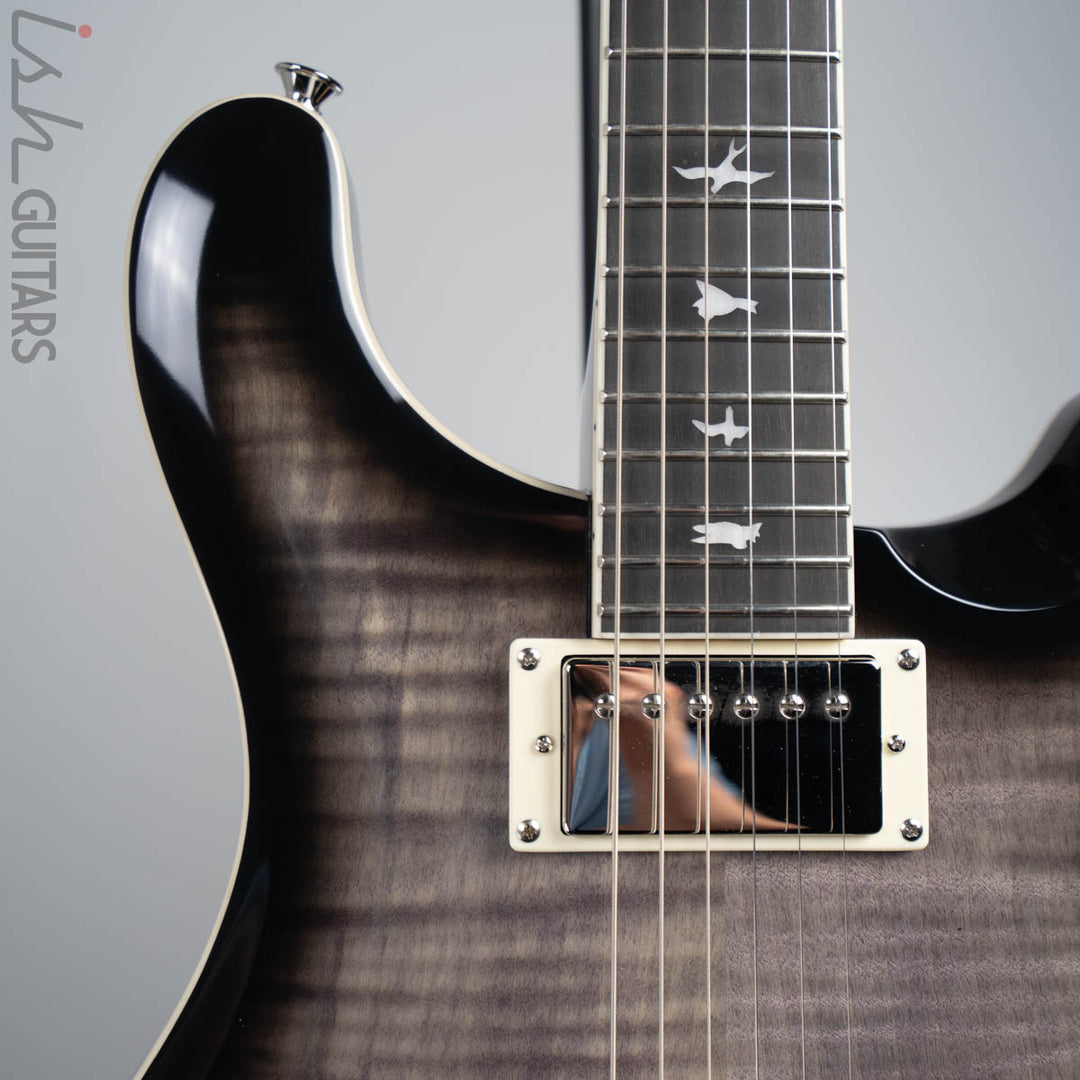 2020 Paul Reed Smith PRS SE Hollowbody II Flame Top Charcoal Burst