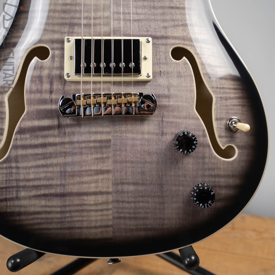 2020 Paul Reed Smith PRS SE Hollowbody II Flame Top Charcoal Burst