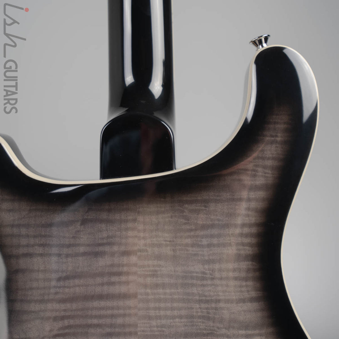 2020 Paul Reed Smith PRS SE Hollowbody II Flame Top Charcoal Burst