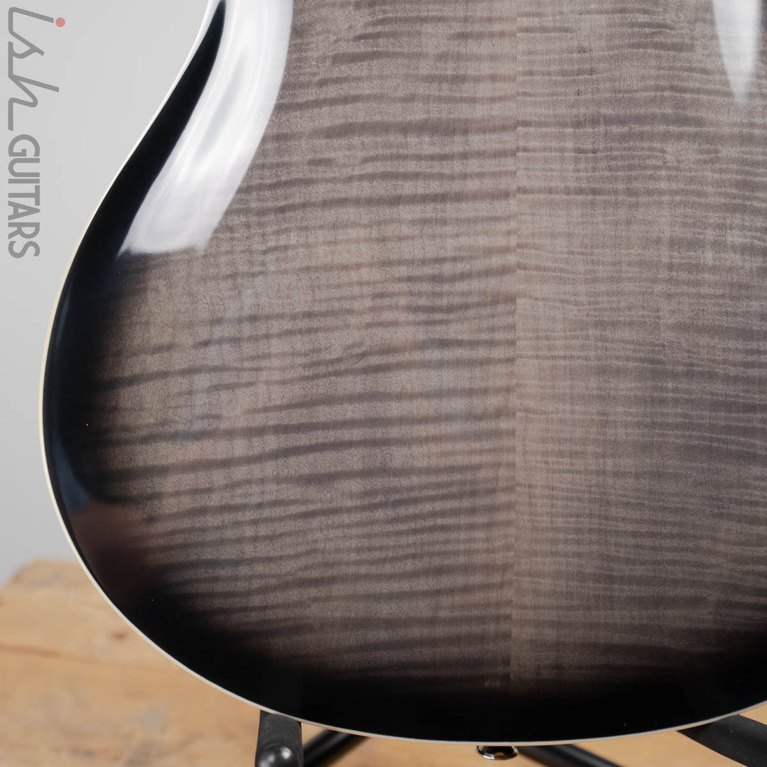 2020 Paul Reed Smith PRS SE Hollowbody II Flame Top Charcoal Burst