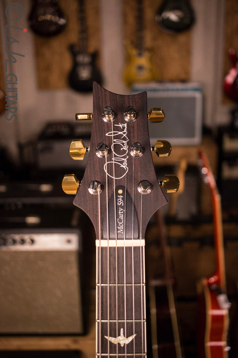 PRS McCarty 594 CUSTOM Platinum Metallic Top Natural Korina Body Flamed Neck