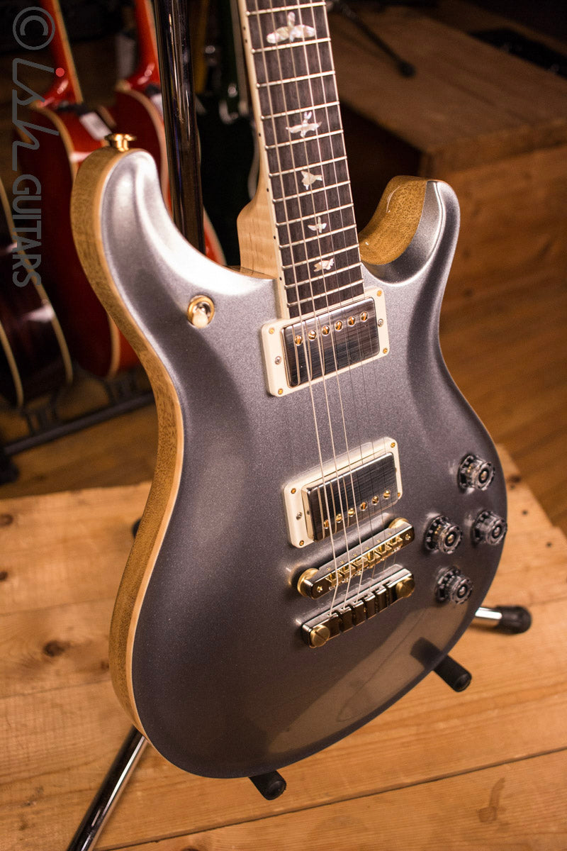 PRS McCarty 594 CUSTOM Platinum Metallic Top Natural Korina Body Flamed Neck