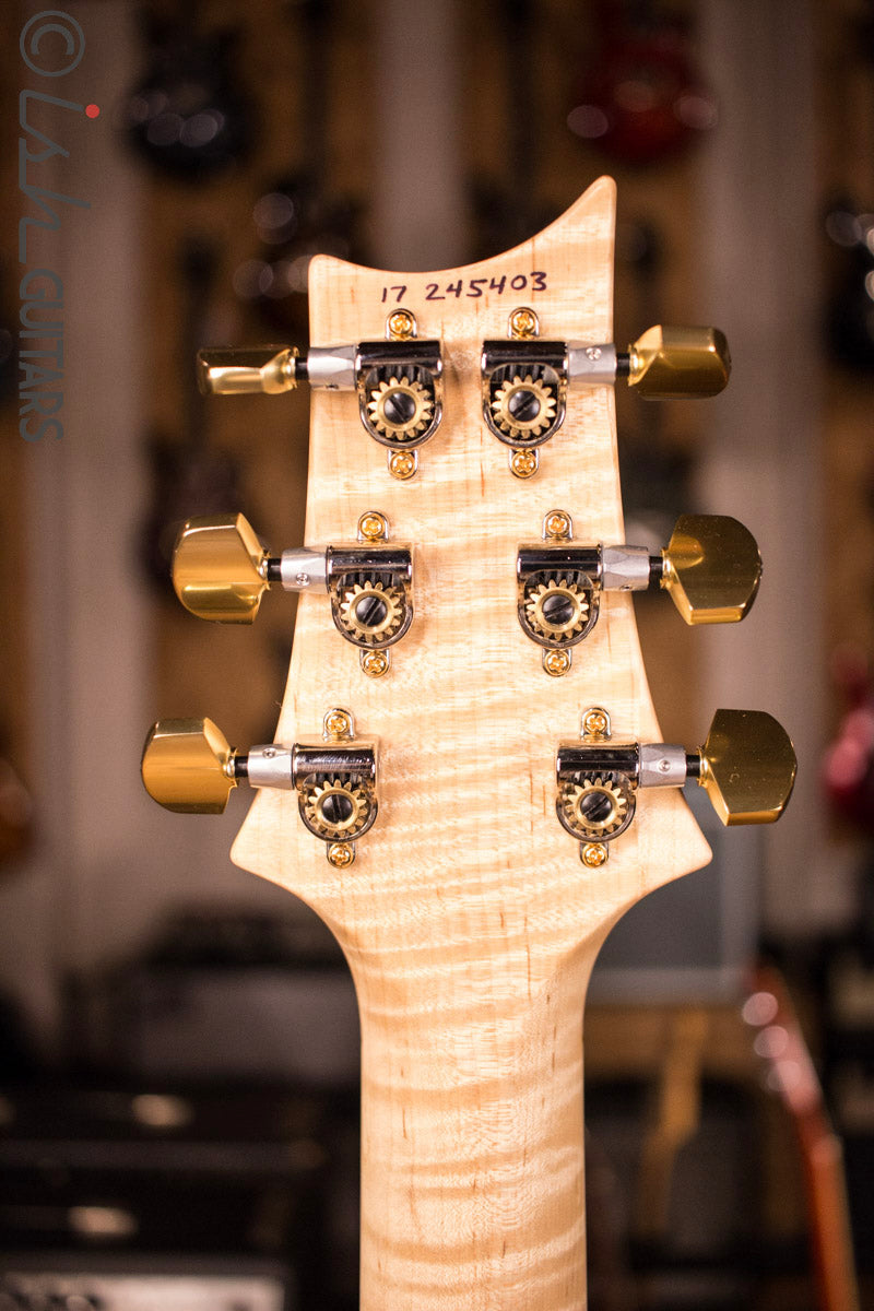 PRS McCarty 594 CUSTOM Platinum Metallic Top Natural Korina Body Flamed Neck