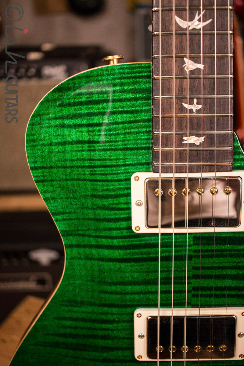 PRS Paul Reed Smith Singlecut Tremolo CUSTOM 10 Top Faded Emerald