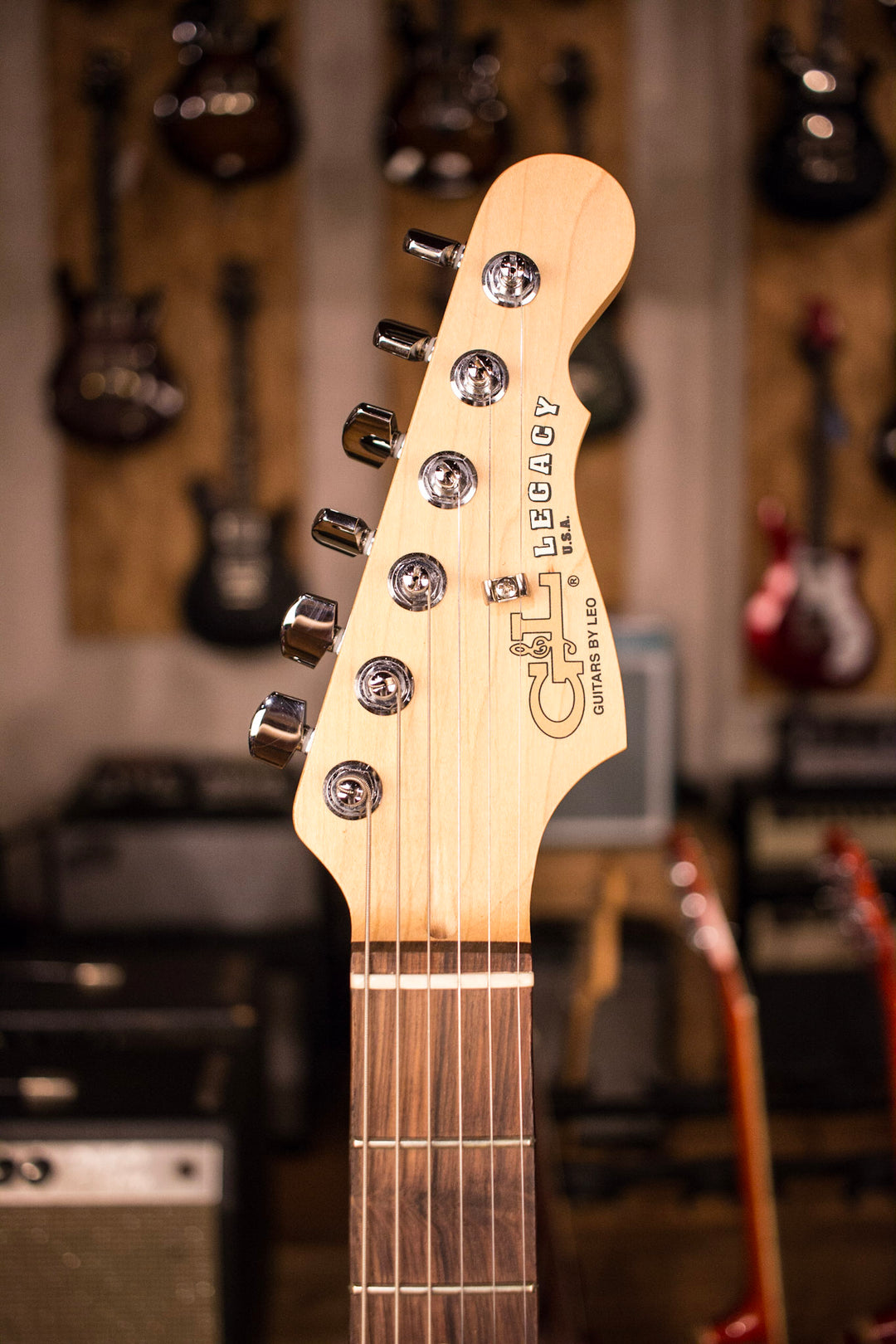 2015 G&amp;L Legacy Honeyburst Maple Neck Rosewood Fingerboard Custom