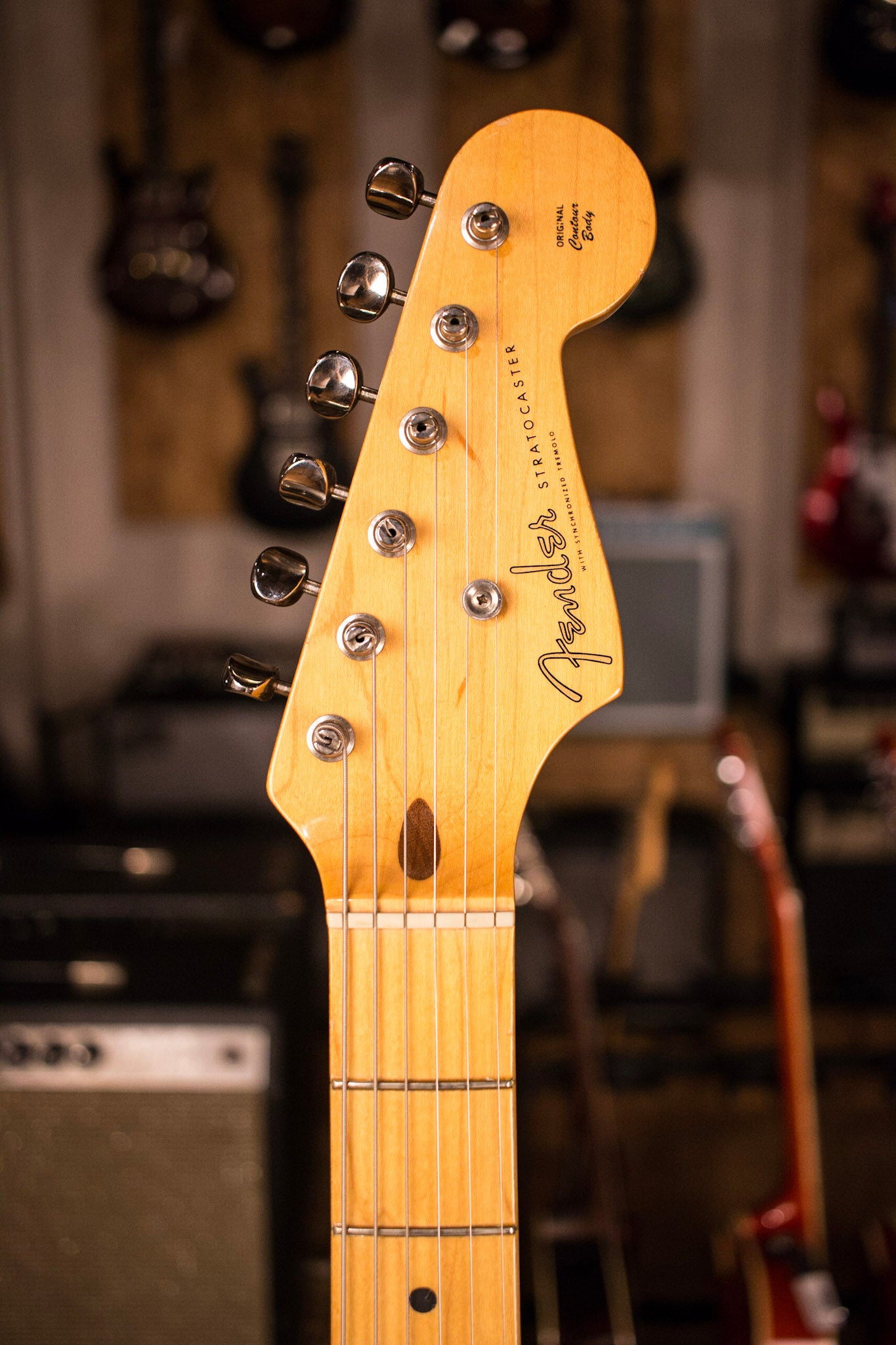 1985 Fender Stratocaster 57 Reissue AVRI Fullerton Candy Apple Red