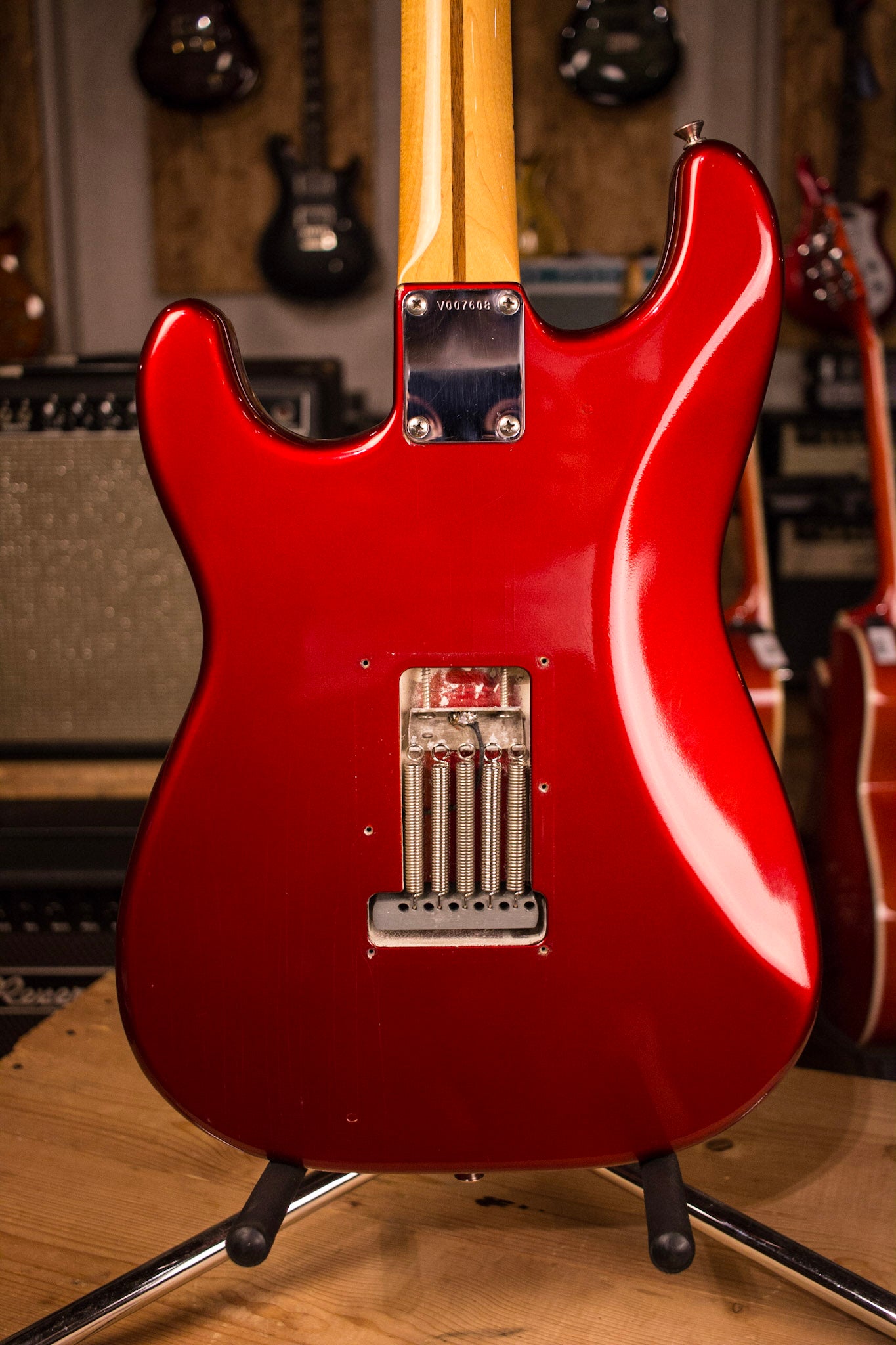 1985 Fender Stratocaster 57 Reissue AVRI Fullerton Candy Apple Red