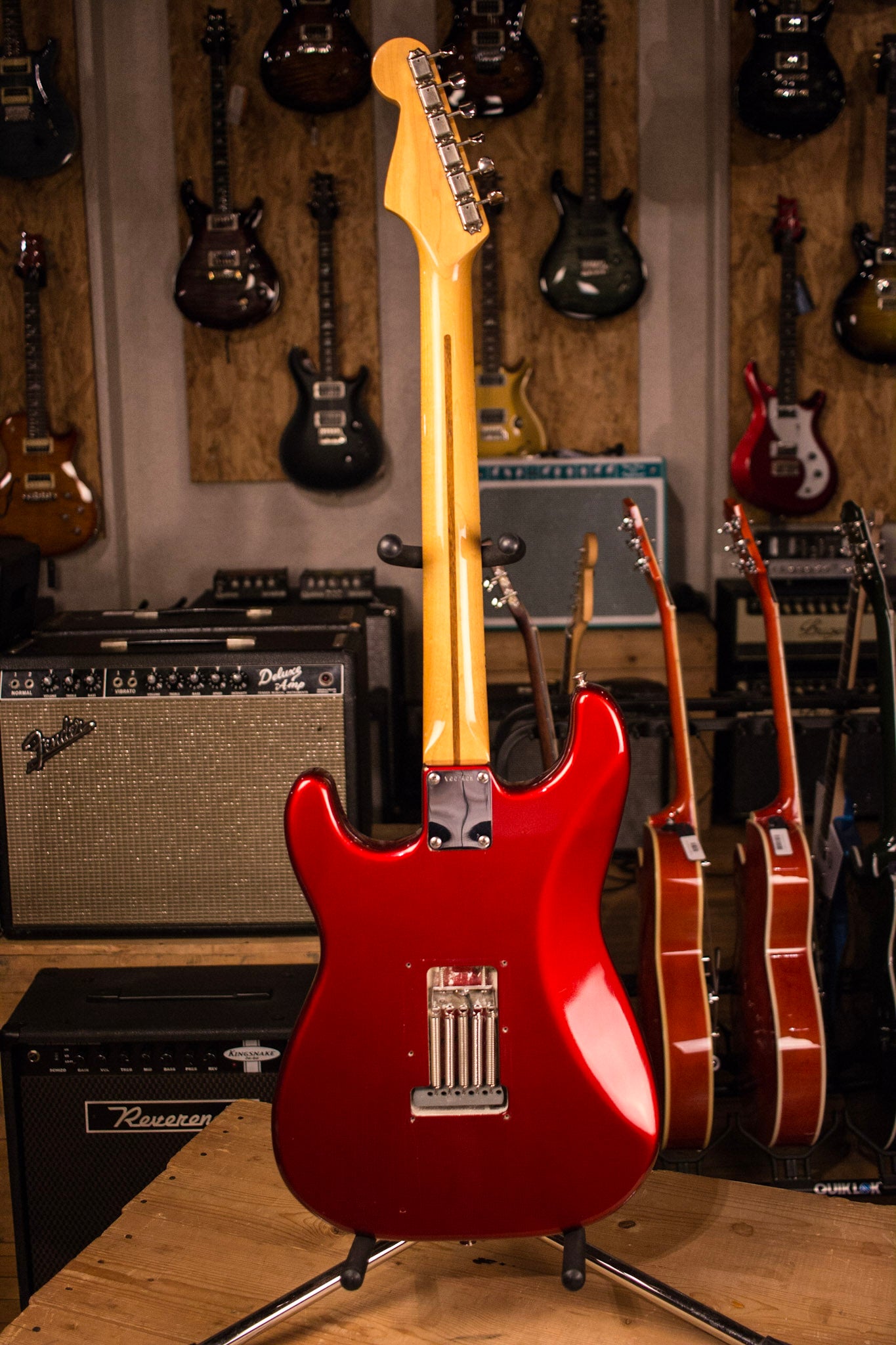 1985 Fender Stratocaster 57 Reissue AVRI Fullerton Candy Apple Red