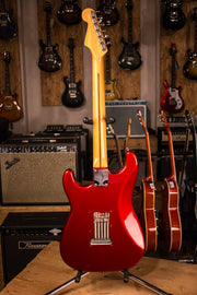 1985 Fender Stratocaster 57 Reissue AVRI Fullerton Candy Apple Red Maple Fretboard