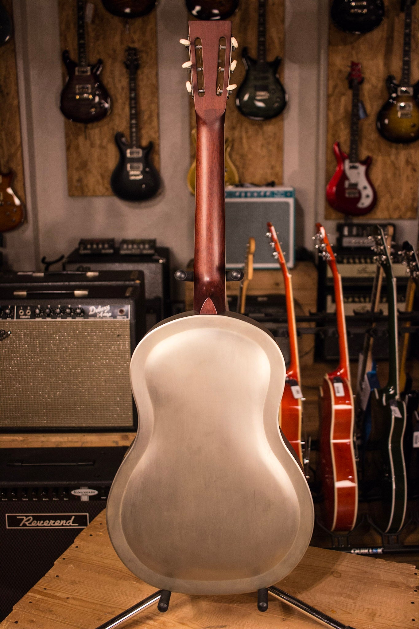 Republic Classic Tricone Resonator Aged Metal Body – Ish Guitars