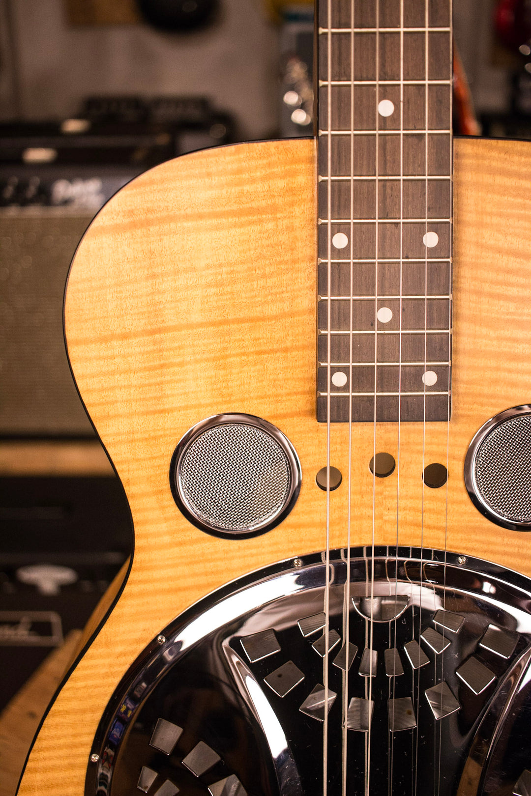 Dobro Hound Dog Deluxe Square Neck Resonator Acoustic Electric