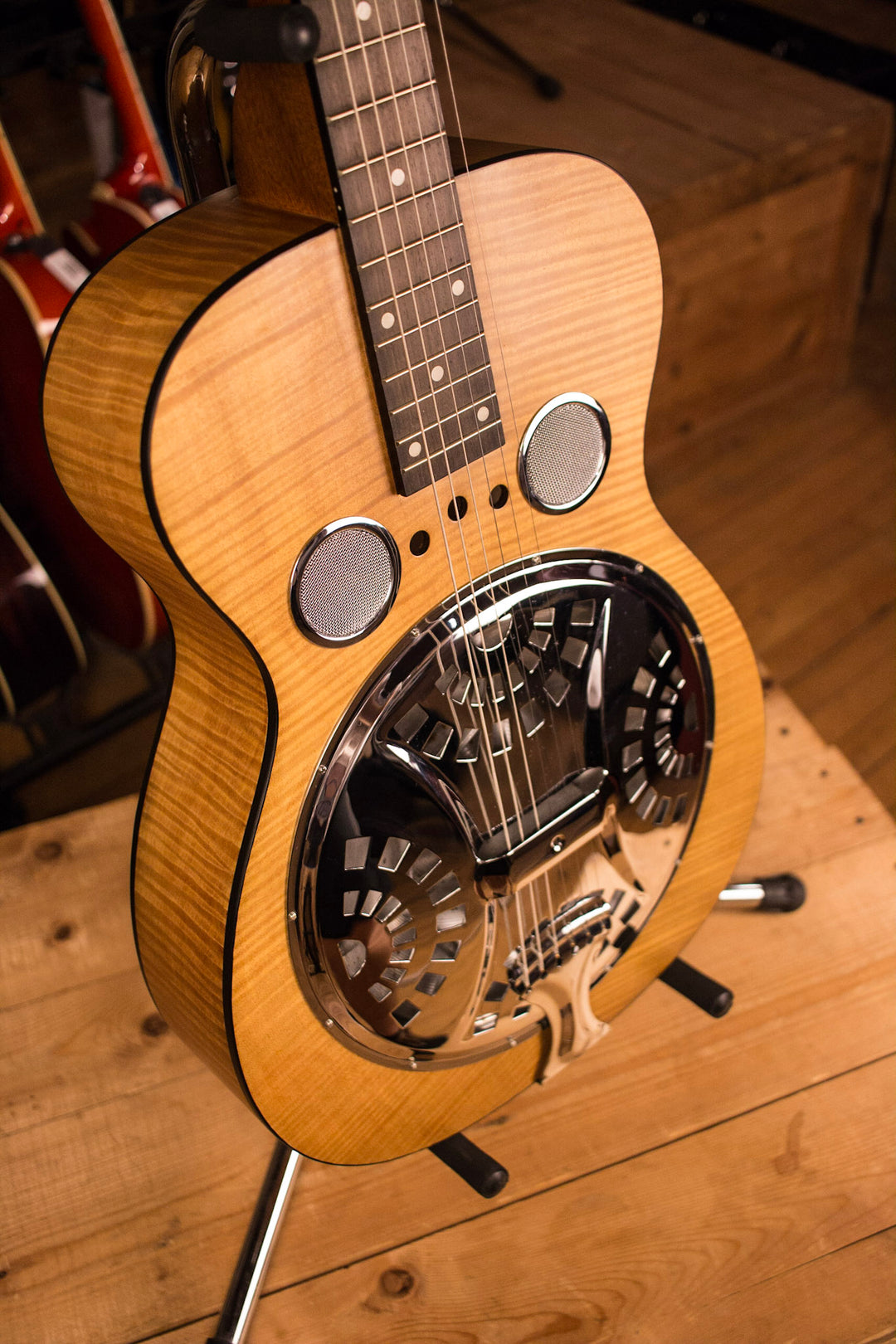Dobro Hound Dog Deluxe Square Neck Resonator Acoustic Electric